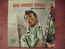gene vincent vinyl album titled gene vincent rocks