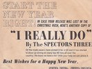 THE SPECTORS THREE 45 RPM on TREY  RECORDS  W/ PICTURE SLEEVE