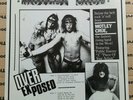 MOTLEY CRUE--OVER EXPOSED LP-RECORD/RARE 1980's TOMMY LEE-VINCE NEIL-NIKKI SIXX