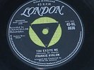 FRANKIE AVALON 1958 YOU EXCITE ME / DARLIN' TRI LONDON 45-HL 8636