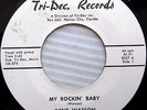 GENE WATSON & the ROCKETS my rockin baby b/w Drummer boy rock ROCKABILLY 45 m62