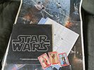 STAR WARS soundtrack 2 LP ORIG '77 JOHN WILLIAMS POSTER insert + 3 stickers RARE