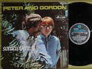PETER AND GORDON, SOMEWHERE, 1966 RARE UK MONO G/VG+, FRONT LAMINATED/SL