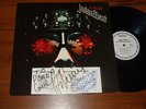 JUDAS PRIEST HELL BENT FOR LEATHER WLP SIGNED ROB HALFORD KK DOWNING LP RECORD