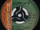 LA LA MEANS I LOVE YOU / GIVE ME YOUR LOVE Alton Ellis & David Isaacs ( 1968 ) ?