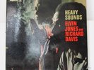 ELVIN JONES & RICHARD DAVIS-HEAVY SOUNDS-JAZZ LP on IMPULSE  STRONG VG+, MONO, D