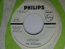 1964 Surf Instrumental 45 THE INVADERS Cat’s Eyes  PHILIPS 40189 dj promo