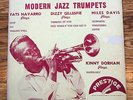 Modern Jazz Trumpets Prestige Kenny Dorham Dizzy Gillespie Miles Davis LP