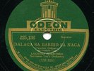 PHILIPPINES - Lourdes Borromeo on ca. 1930 Odeon 78, 