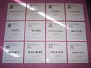 12 CLASSICAL 33 RPM LP ALBUMS: GRANDES COMPOSITORES DA MUSICA UNIVERSAL 1968