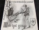 BOREHAMWOOD GRAMMAR SCHOOL MADRIGAL GROUP UK 1968 private press folk female vox