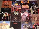 HRD ROCK-HEAVY METAL-30 LP LOT-SABBATH-AC/DC-CRUE-MAIDEN-PRIEST-GUNS ROS-KISS LP