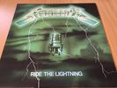 Metallica Ride The Lightning Green Cover Red Vinyl