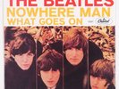 THE BEATLES: Nowhere Man / What Goes On CAPITOL 5587 45 w/ PS NEAR MINT