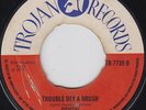 PIONEERS Trouble dey a brush 45 rare SKA rocksteady SKINHEAD REGGAE mod HEAR ?