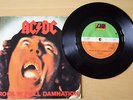 VGC+ AC/DC ROCK N ROLL DAMNATION b/w SIN CITY 7