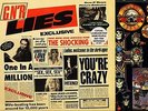 GUNS N ROSES lies 924 198-1 with sticker sheet german geffen 1988 LP EX/EX