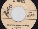 The STARLITES you're a wanted man 45 rare SKA rocksteady SKINHEAD REGGAE hear ?