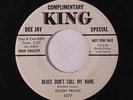 DOLPH PRINCE: Blues Don't Call My Name / Green Moss 45 (dj, lite foxing spots o