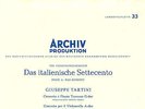 ARCHIV - MAINARDI - TARTINI CELLO CONC. + CONCERTOS FOR FLUTE VIOLIN BAUMGARTNER