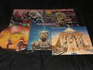 IRON MAIDEN   (4) ORIGINAL LP`S + WORLD SLAVERY TOUR PROGRAM