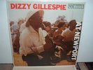 DIZZY GILLESPIE    AT NEWPORT   VERY RARE VERVE GERMAN REISSUE JAZZ VINYL LP NM-