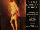 Bach St Matthew Passion Harmonia Mundi LP Box Herreweghe Matthaus Passion France