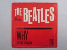 THE BEATLES WHY/ CRY FOR A SHADOW RARE MGM 45 +PS PICTURE SLEEVE Tony Sheridan