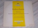 Herbert EIMERT - Etüde über Tongemische / Sehr rare DGG 10