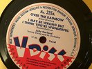 V-Disc 335 JUDY GARLAND Over The Rainbow (Wizard Of Oz) 78 rpm E