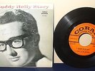 THE BUDDY HOLLY STORY 45 RPM IN ORIGINAL HARD SLEEVE WITH CORAL RECORD 1959 RPM