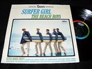 Stereo BANNER Rainbow Label Capitol LP SURFER GIRL The Beach Boys Third LP 1963