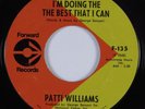 Northern Soul 45 PATTI WILLIAMS I'm Doing The Best That I Can FORWARD HEAR