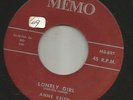 DOOWOP R&B + ANSWER - ANNE KEITH & GROUP-  LONELY GIRL - HEAR BOTH -1959 MEMO