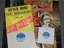 SEX PISTOLS NEVER MIND THE BOLLOCKS SPOTS 001 VG IN SHRINK A3/B1 LP +POSTER +7”