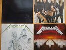 Metallica 4 LP: Master of Puppets, And justice for all, Black album, Garage days