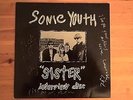 Sonic Youth LP Record-Sister-Interview Disc-Signed by Band; Plus 1988 fanzine.