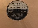 The Everly Brothers 78 Rpm ('Till ) I Kissed You Very Rare In Ex Con Hla 8934