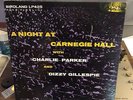 CHARLIE PARKER   DIZZY GILLESPIE   A NIGHT AT CARNEGIE HALL   BIRDLAND LP425