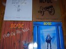 4 AC/DC - 12 inch Vinyl Records - inc Flick the Switch & For Those About to Rock