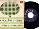 The Rolling Stones I wanna be your man Stoned 1963 Denmark Danish unique p/s 45