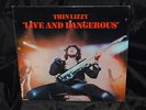 THIN LIZZY Live and Dangerous SEALED USA 1978 1ST PRESS 2 LP SET W/ NO BARCODE