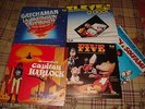 STOCK 5 45 GIRI SIGLE TV  3 NUOVI  MINT) ( EX CAPITAN HARLOCK) (VG+JOHN SOLFAMI