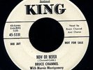 Bruce Channel RARE Rockabilly PROMO 45 KING Now Or Never Boy This Stuff Kills Me