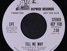LIFE: Tell Me Why / Mono 45 (dj) rare Soul