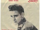 Eddie Cochran Mean When I'm Mad/One Kiss  Liberty F55070 & photo sleeve
