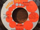 PAT LEWIS northern soul 45 Warning / I'll Wait   Solid Hit