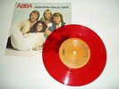 UK EPIC 7499- ABBA- ANGEL EYES ** Red Vinyl ** UK RARITY 