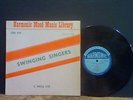 HARMONIC MOOD MUSIC LIBRARY Swininging Singers   LP  Brull Ltd  Scatt Jazz  EX