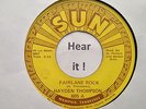 Rockabilly; Hayden Thompson; Fairlane Rock /Blues Blues Blues on SUN 605 rare re
